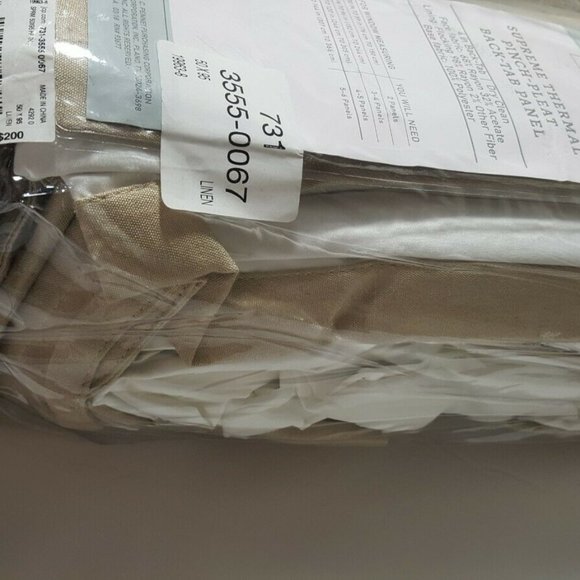 2 PACK Thermal Lined Light-Filtering Curtain Panel - Picture 10 of 11